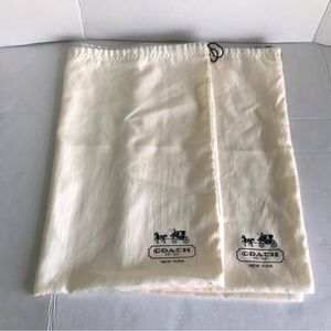 Two Large Coach Dust Bags